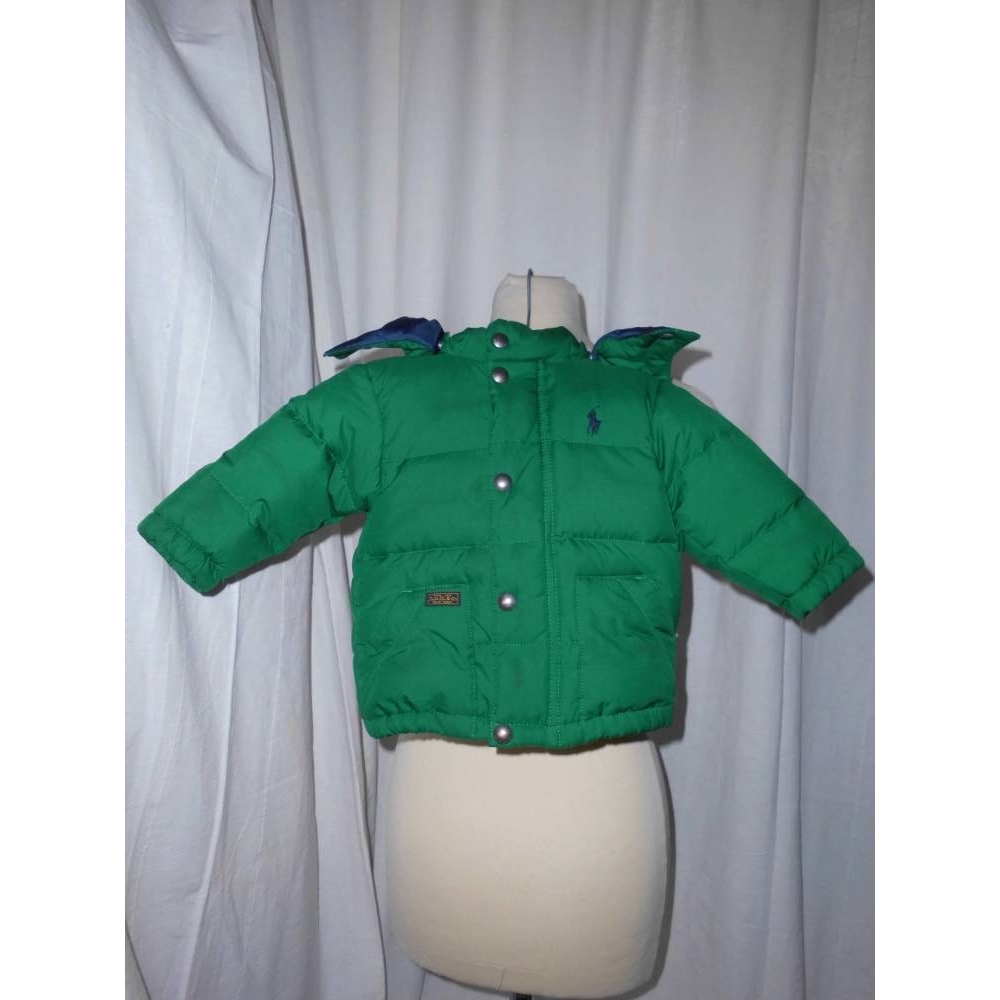 ralph lauren green puffer jacket