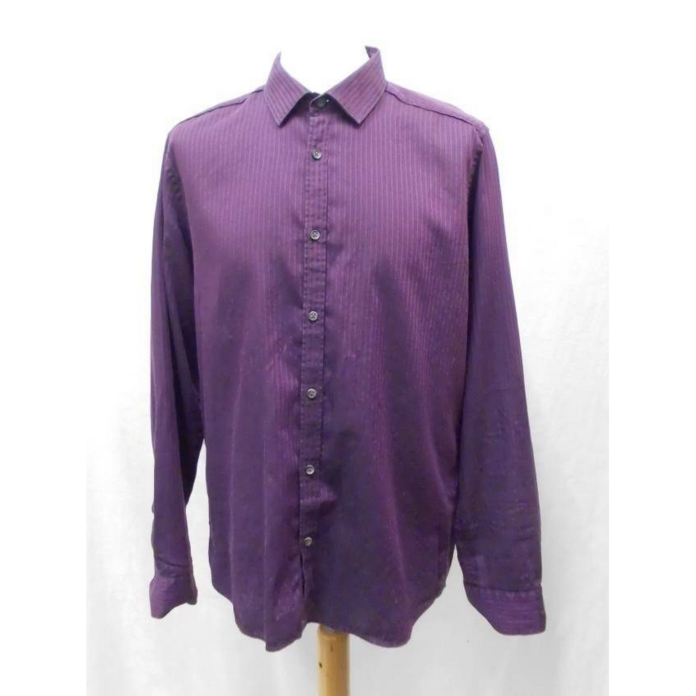 Ted Baker Long-Sleeved Shirt Purple Size: L For Sale in Leeds, West ...