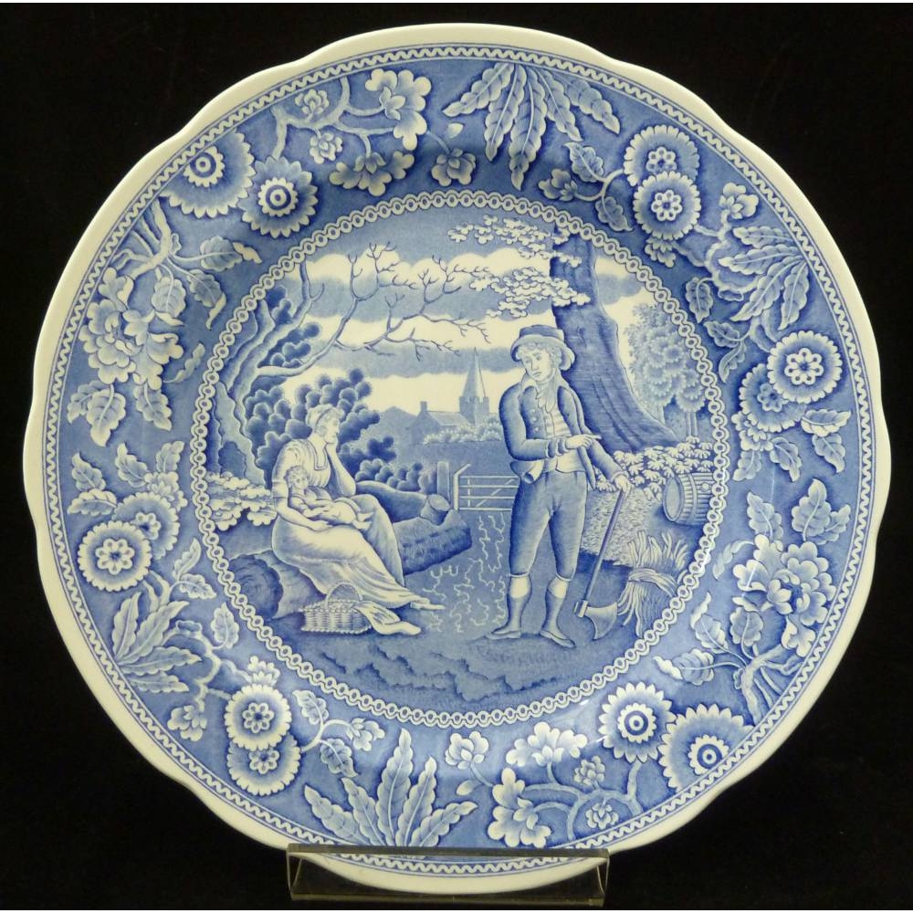 The Spode Blue Room Collection Woodman Plate Oxfam Gb Oxfams 3096