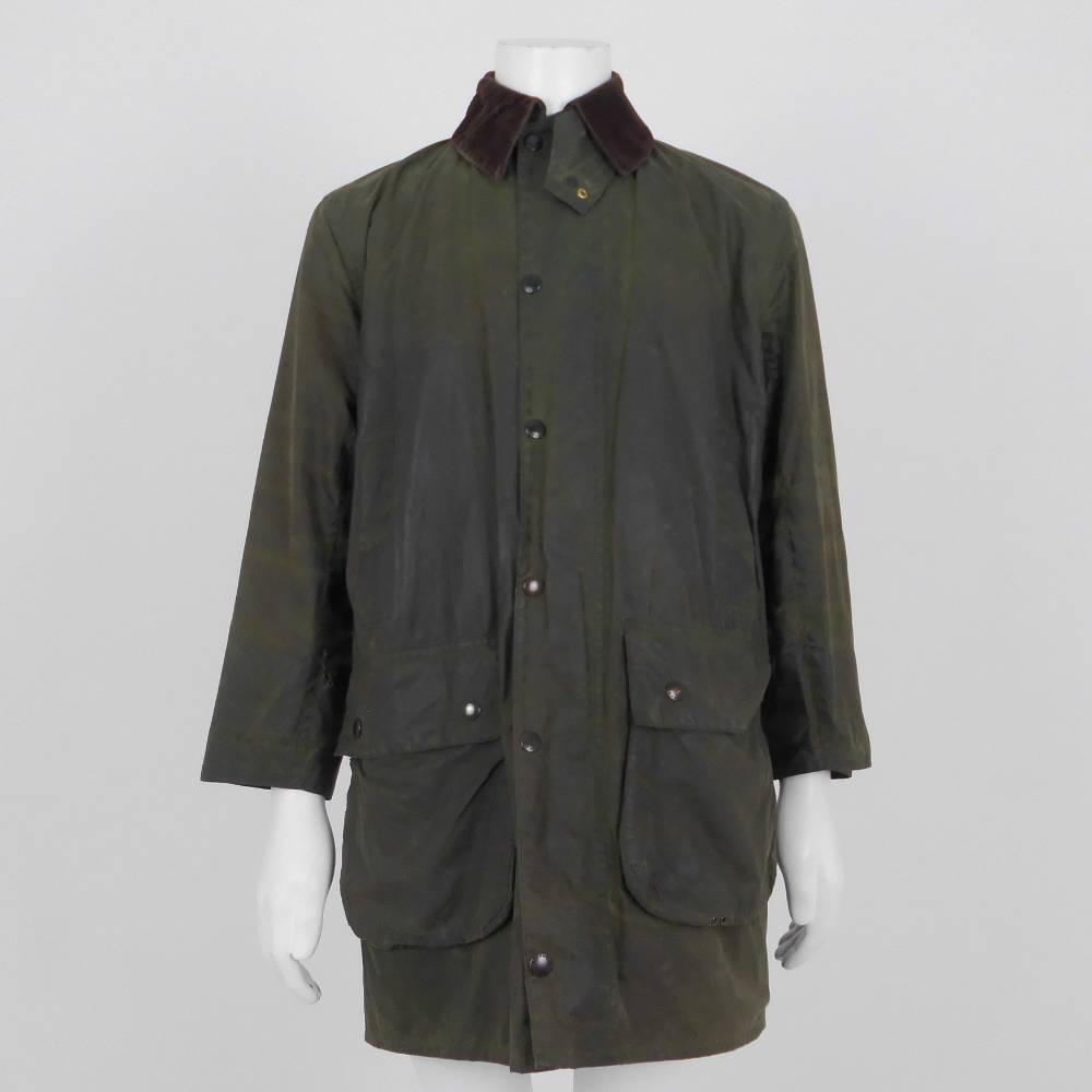 BARBOUR BORDER SL WAX JACKET SAGE メンズ | soter.jp