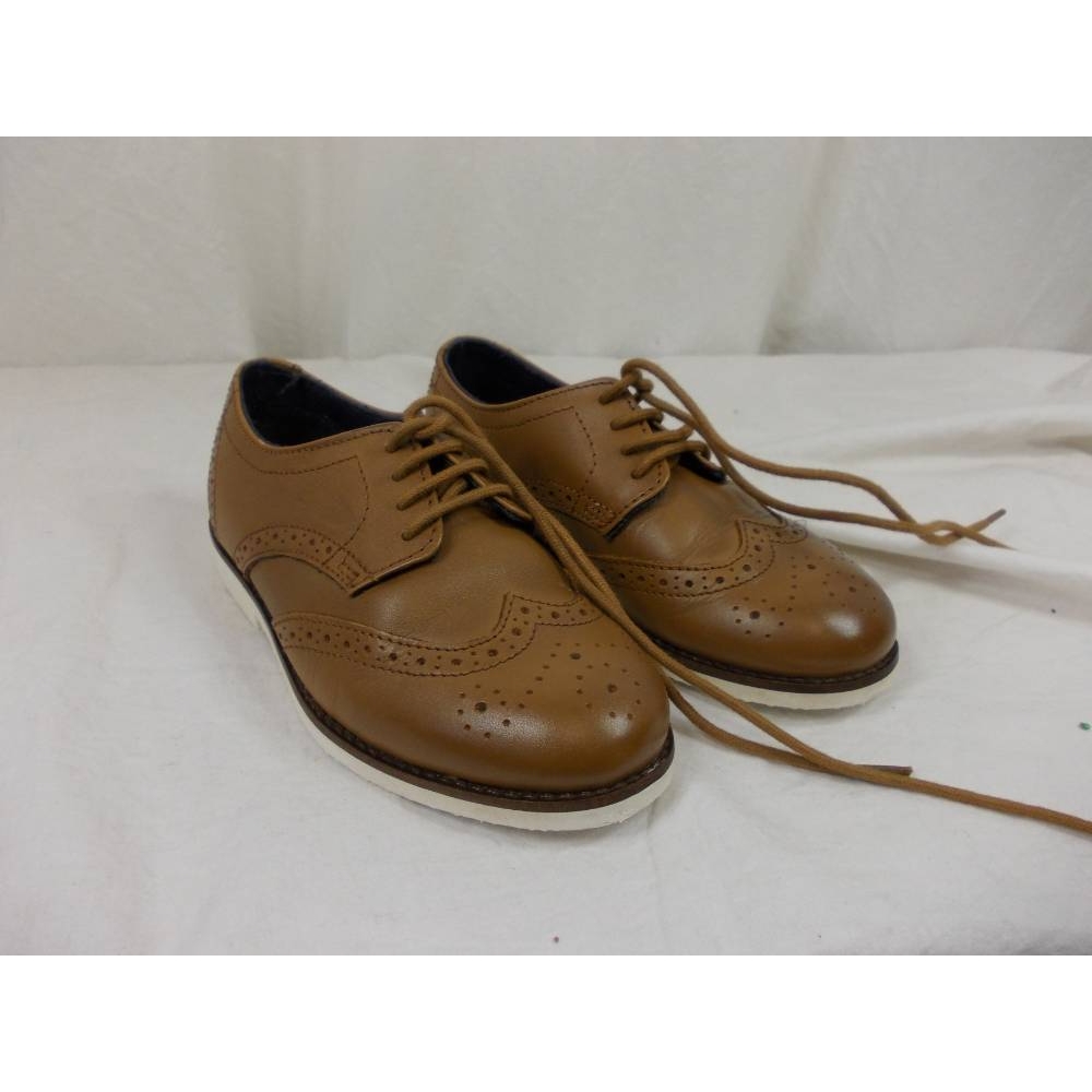 Next Boys Brogues Tan Size: 10 For Sale 