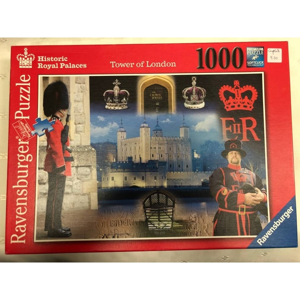 RAVENSBURGER THE TOWER OF LONDON JIGSAW PUZZLE 1000 PIECE PUZZLE