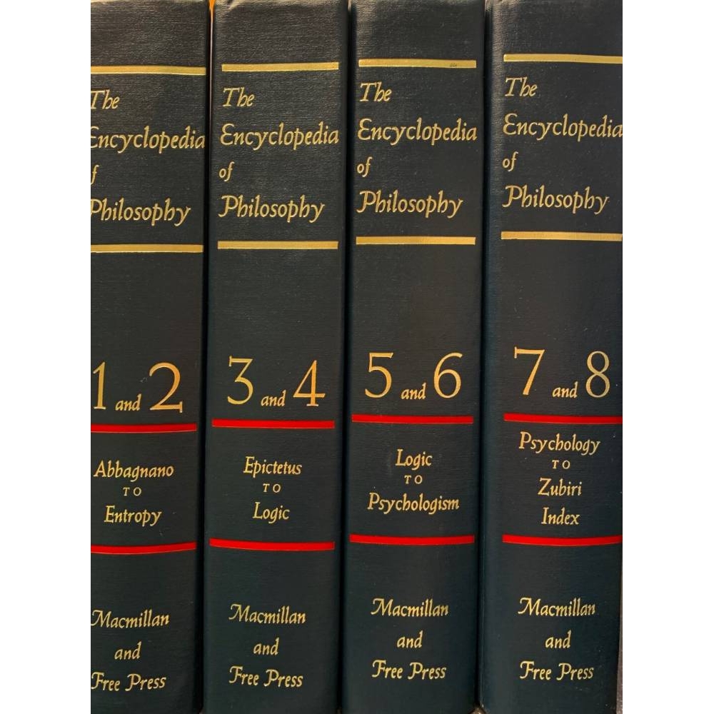 Macmillan Encyclopedia Of Philosophy (8 Volumes In 4) | Oxfam GB ...