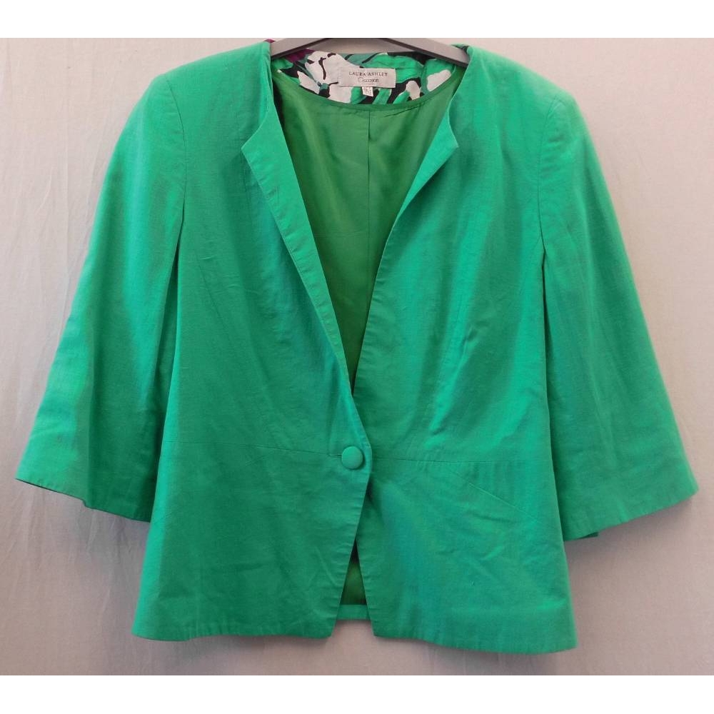 Laura Ashley jacket green Size: 10 | Oxfam GB | Oxfam’s Online Shop