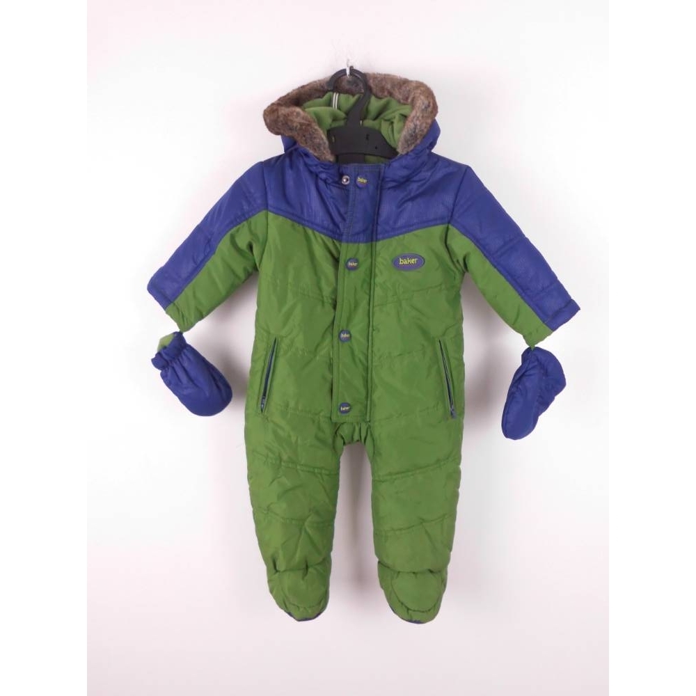 Baker by Ted Baker Snowsuit Age 3-6 months Green Size: Newborn | Oxfam ...