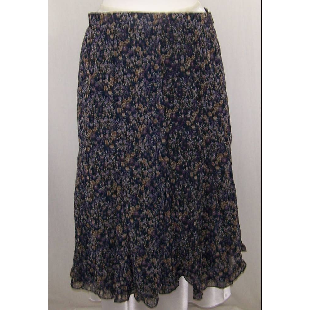 Afibel Floral godet skirt Multi-coloured Size: 14 | Oxfam GB | Oxfam’s ...
