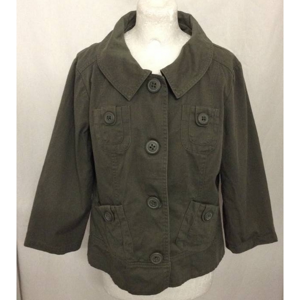 BHS womens jacket green Size: 14 | Oxfam GB | Oxfam’s Online Shop