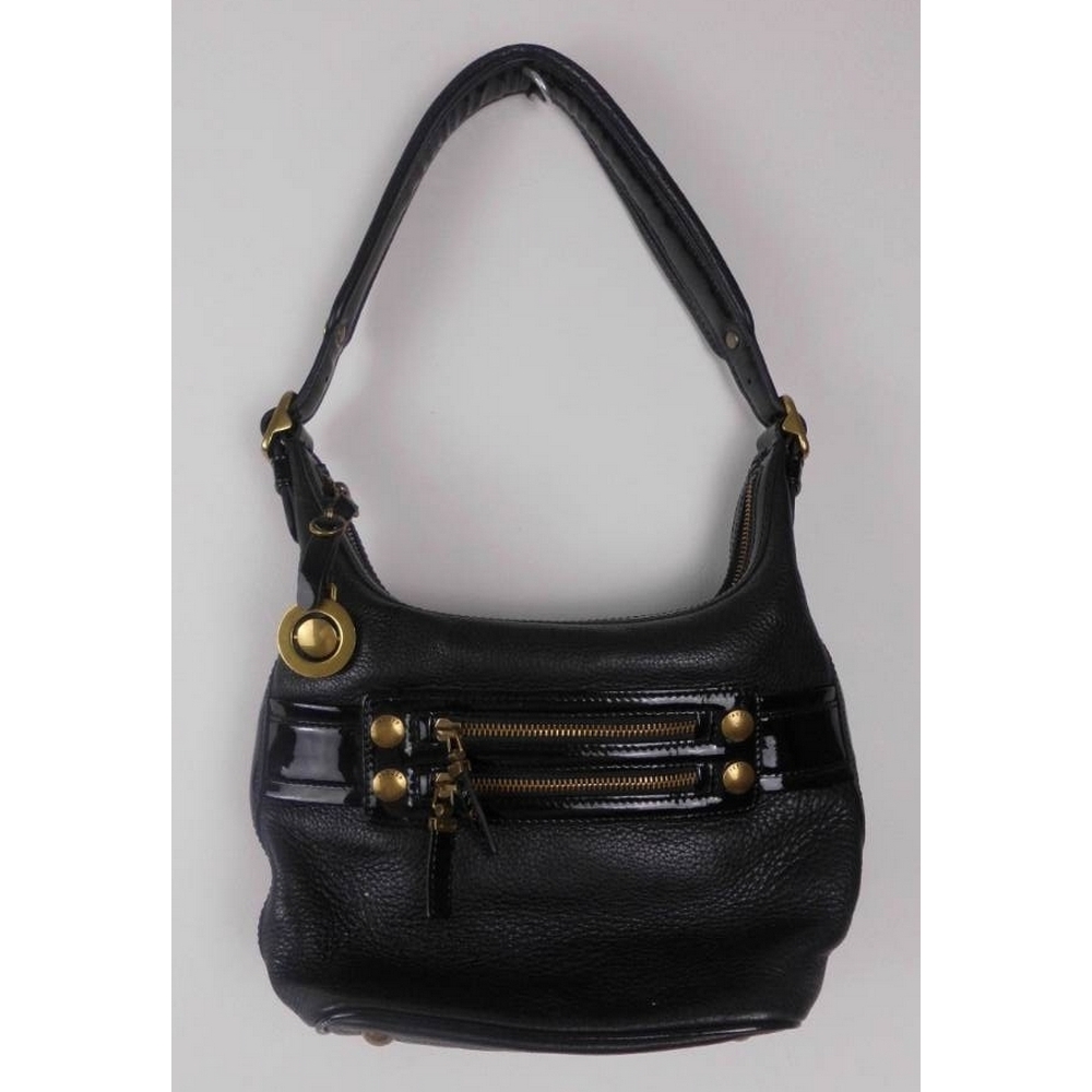 Jaeger Leather Shoulder Bag Black Size: One size | Oxfam GB | Oxfam’s ...