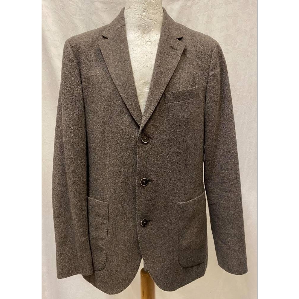 Hackett Wool Blend Blazer Beige/Brown Size: M | Oxfam GB | Oxfam’s ...