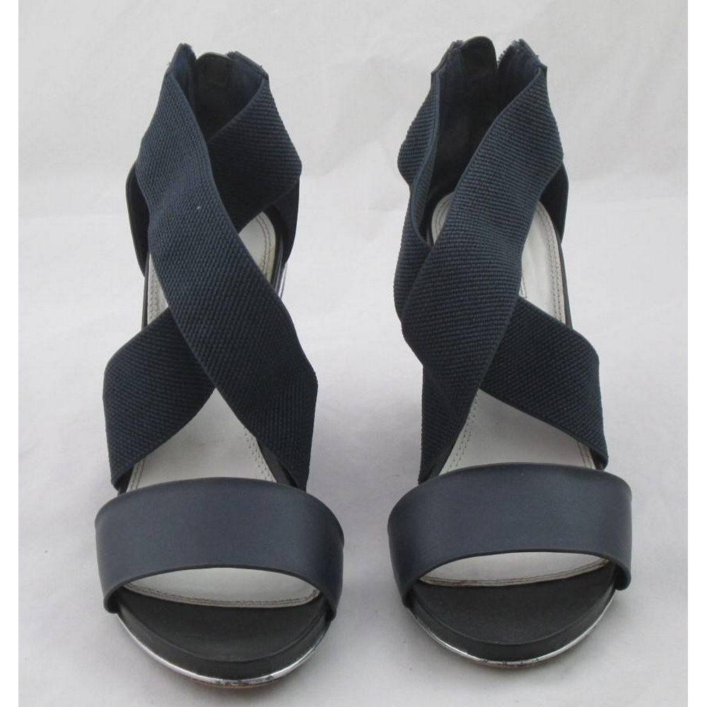 dune navy wedges