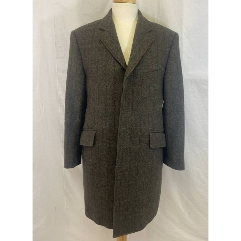 M&S Yorkshire tweed coat ( Moon of Guisley) green Size: L | Oxfam GB ...