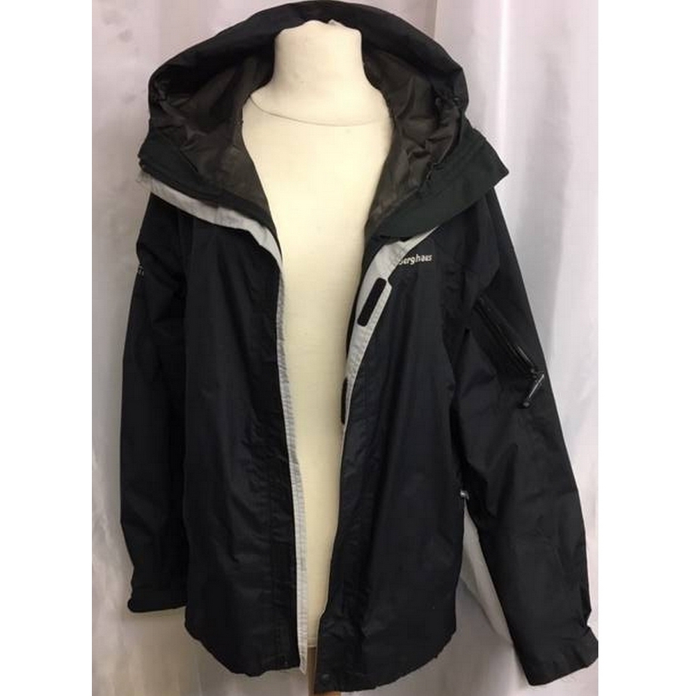 Berghaus Gore-Tex zip up jacket black Size: 12 | Oxfam GB | Oxfam’s ...