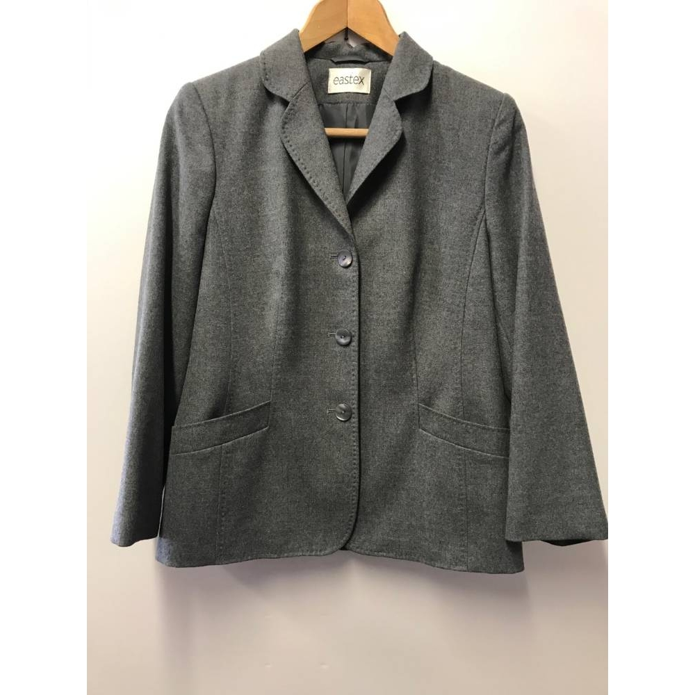 Eastex Wool Blazer Jacket Grey Size: 10 For Sale in Hebden Bridge, West ...
