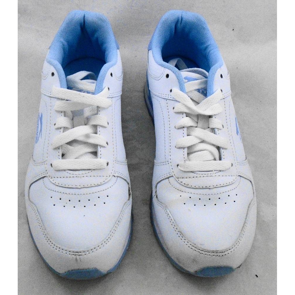 Slazenger leather trainers white, blue Size: 5 | Oxfam GB | Oxfam’s ...