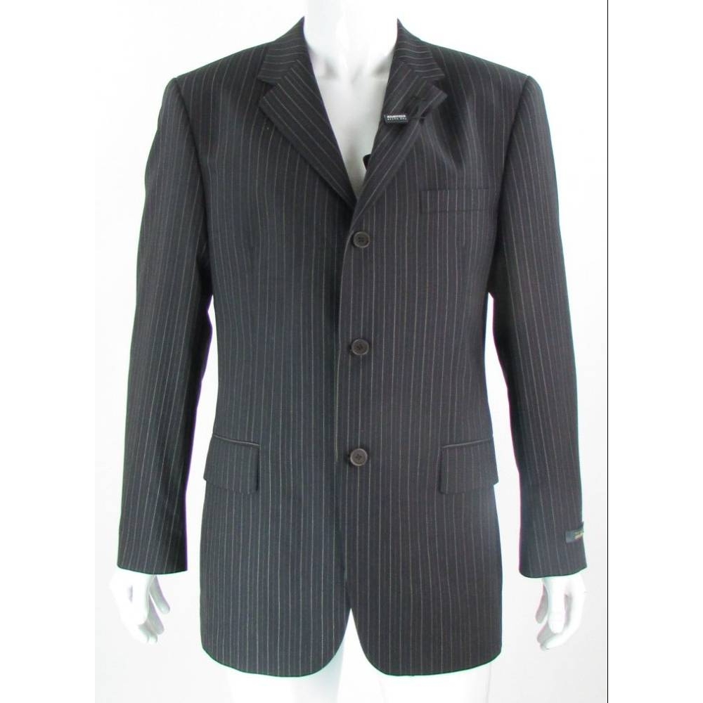 Ted Baker Endurance 42R Wool/Cashmere Suit Jacket Brown Pinstripe Size ...