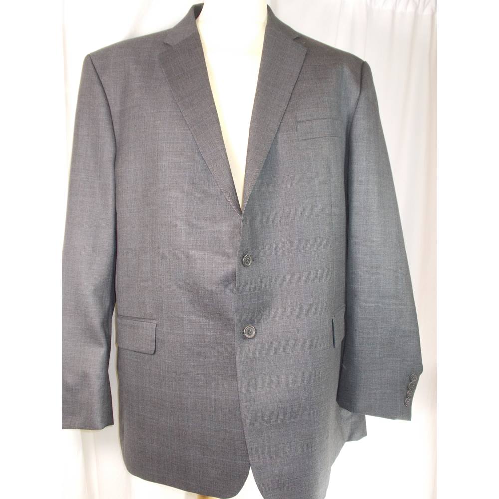 Berwin & Berwin Single Breasted Jacket Grey Size: XXL | Oxfam GB ...