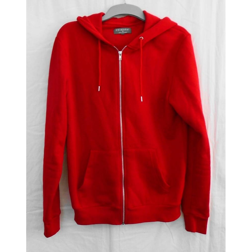 Primark zipped hooded jacket red Size: M | Oxfam GB | Oxfam’s Online Shop