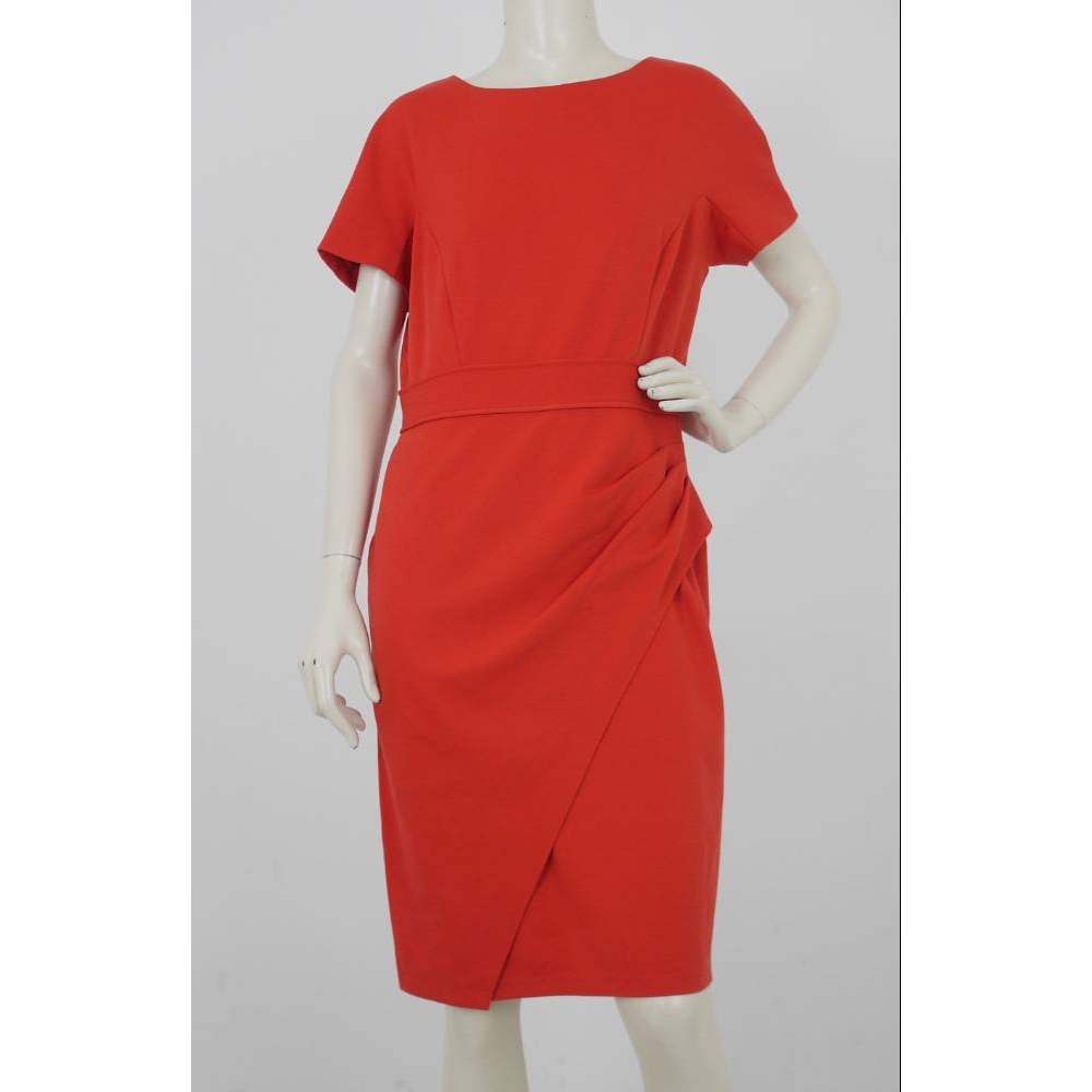 Hobbs Wrap Dress Red Size: 14 | Oxfam GB | Oxfam’s Online Shop