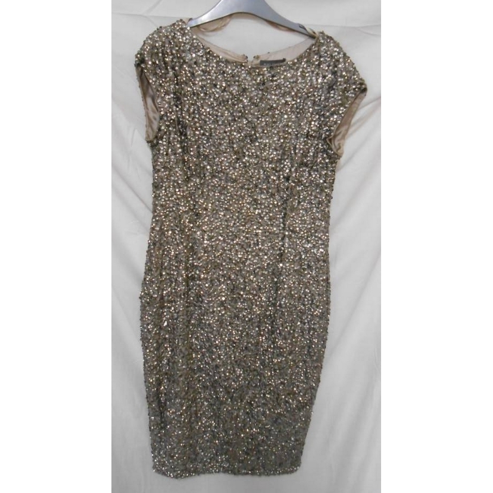 Mint Velvet Sequin Dress Grey Size: 12 | Oxfam GB | Oxfam’s Online Shop