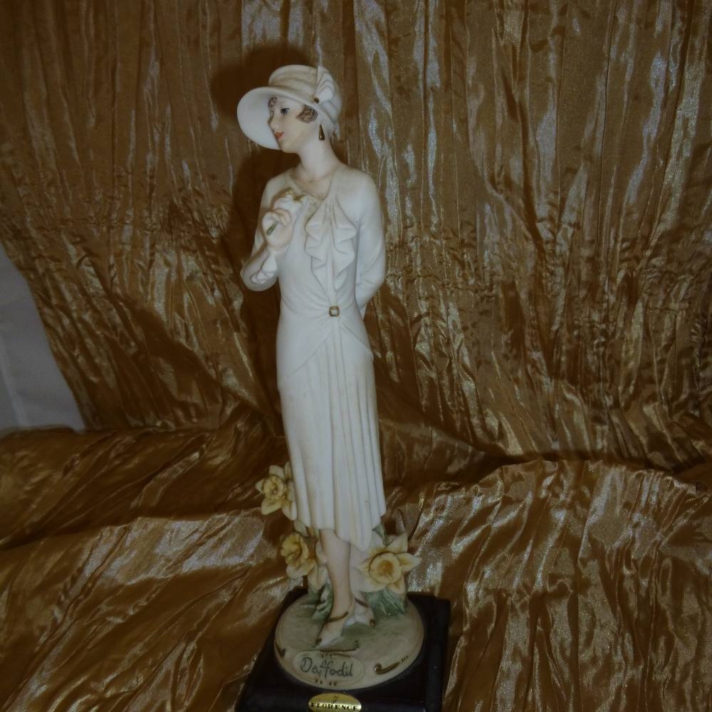 Florence company, Daffodil figurine signed by Guiseppi Armani for sale  Poulton Le Fylde