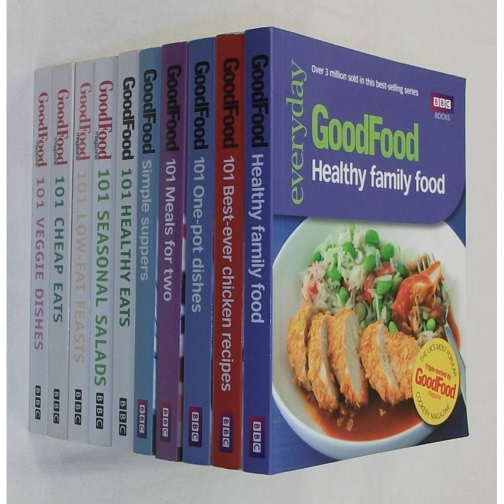 BBC Good Food Magazine Collection of Ten Small Cookbooks Oxfam GB