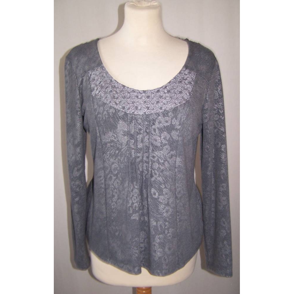 Per Una Long Sleeved top Grey Size: 10 For Sale in Ulverston, Cumbria ...