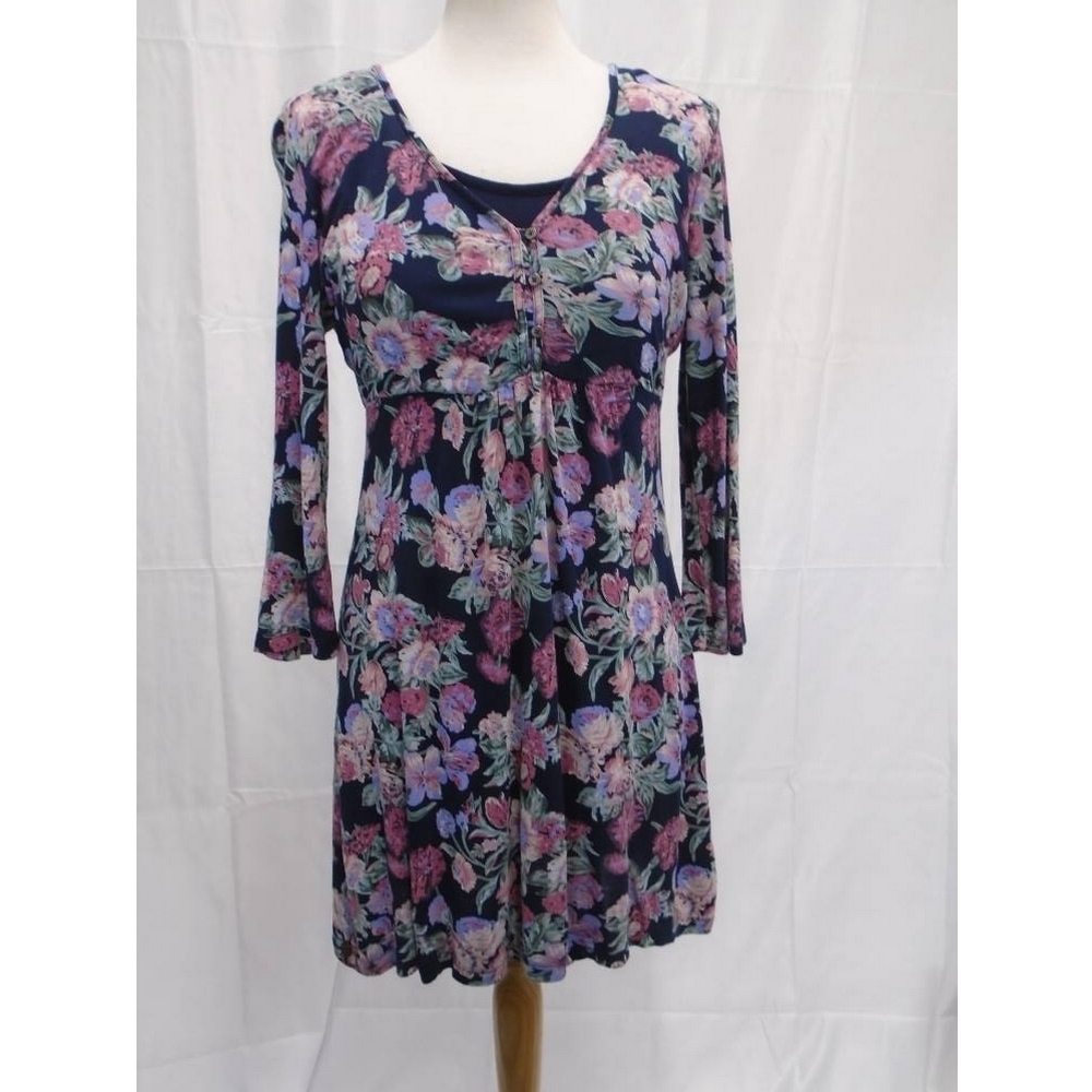 Fat Face Tunic Style Dress, Floral Navy Blue Size: 10 | Oxfam GB ...