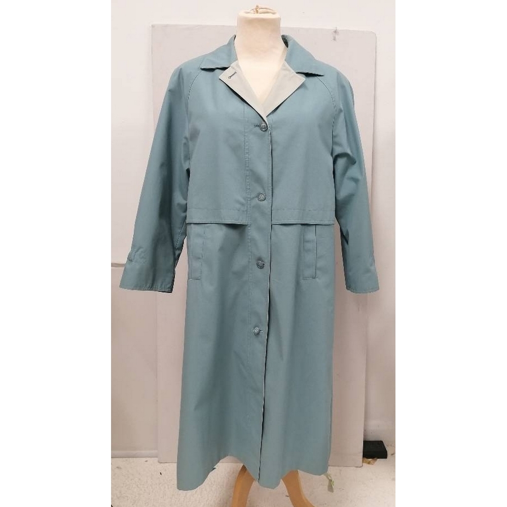 Vintage Dannimac Raincoat pale blue Size: L | Oxfam GB | Oxfam’s Online ...