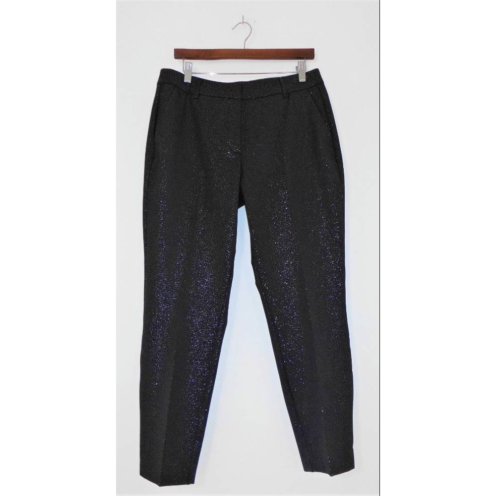 Phase Eight BNWT Sparkly Trousers Black Size: 38