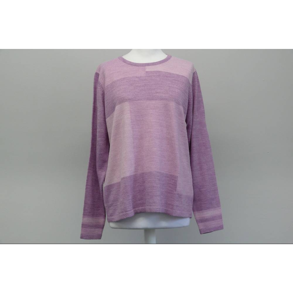 Honor millburn Round neck jumper pink/purple Size: M | Oxfam GB | Oxfam ...