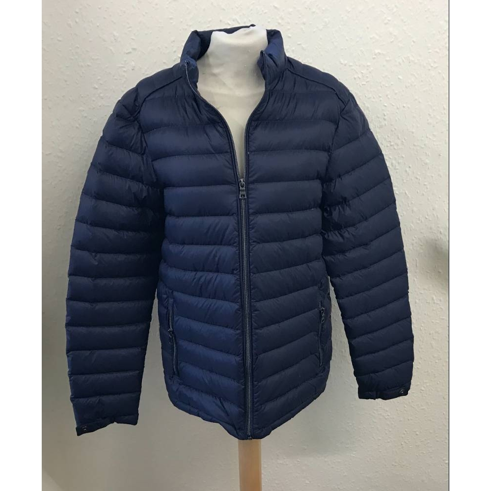 New M&S Lightweight Down And Feather Jacket Blue Size: S | Oxfam GB ...