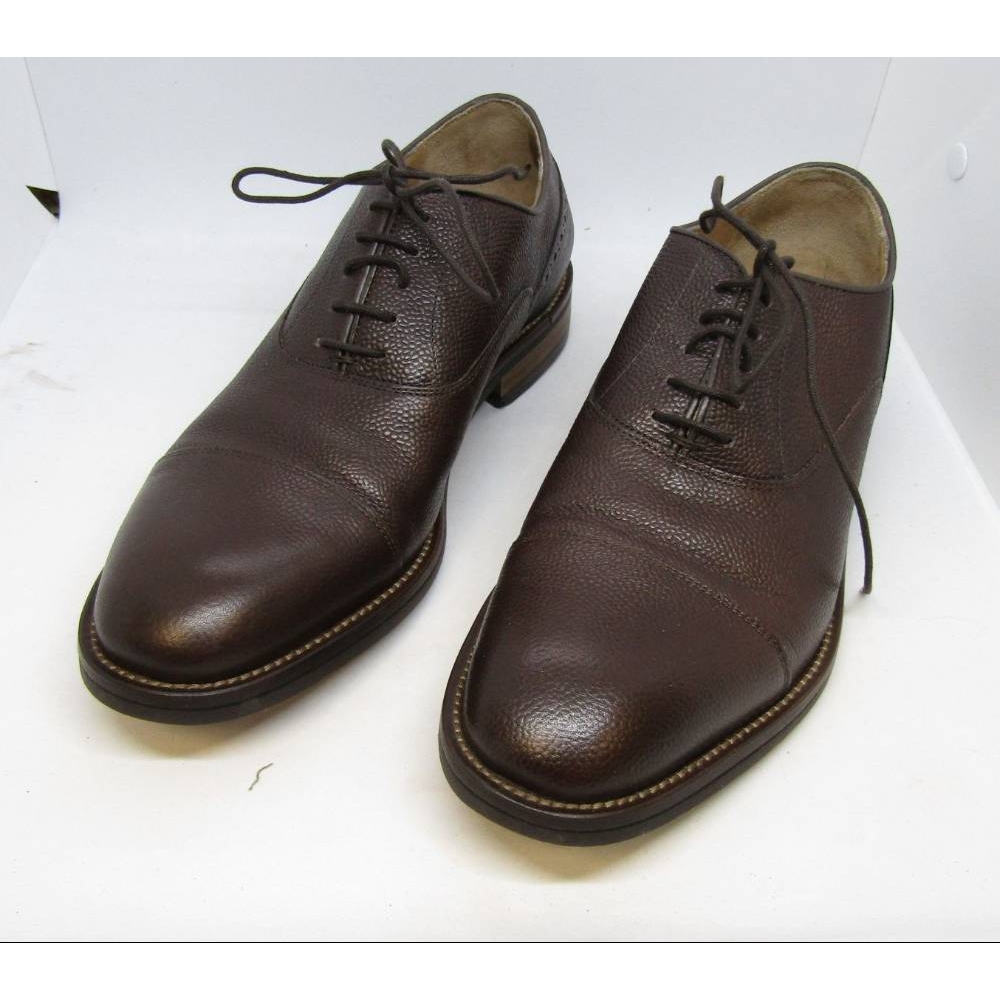 Marks and Spencer Leather Formal Lace Up Shoes Brown Size: 7 For Sale ...