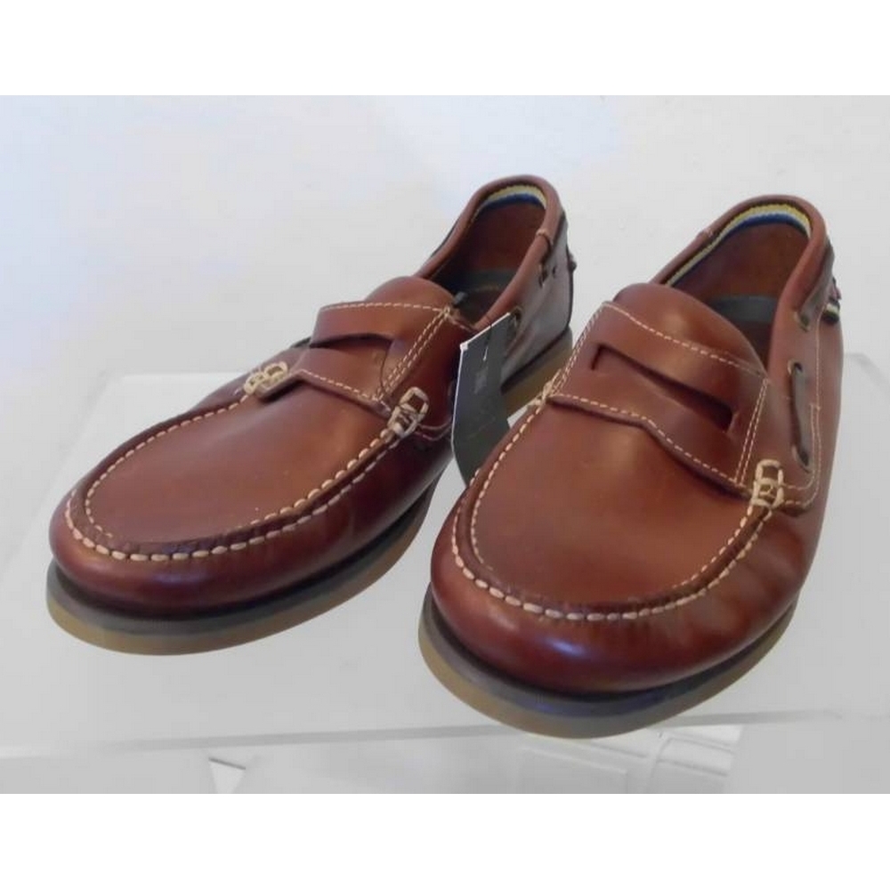 M & S DECK SHOES TAN DECK SHOES TAN Size: 6.5 For Sale in Clitheroe ...