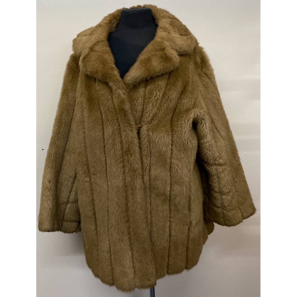 Debenhams Faux Fur Coat Light Size: L For Sale in Liverpool, Merseyside ...