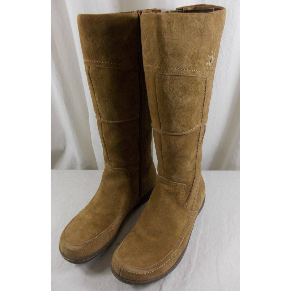 Hush Puppies Knee Length Boots Beige Size: 7 For Sale in Plymouth ...