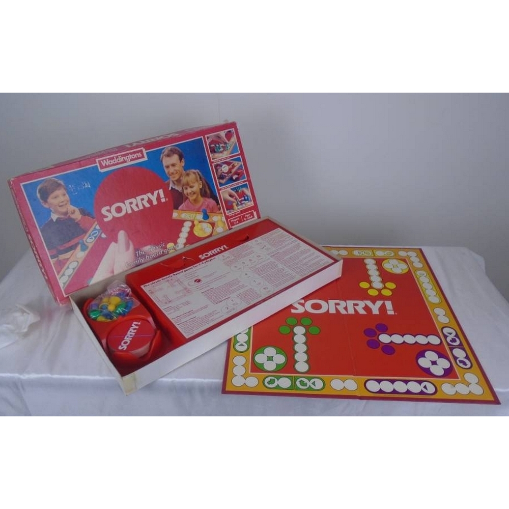 Sorry Board Game Waddingtons 1985 Classic Family Fun Vintage Retro For Sale In London Preloved