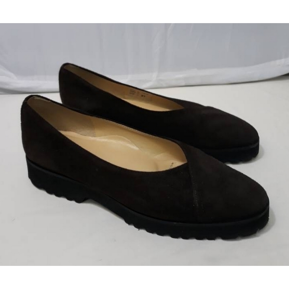 Brunate Italian suede ballerinas brown Size: 4 | Oxfam GB | Oxfam’s ...