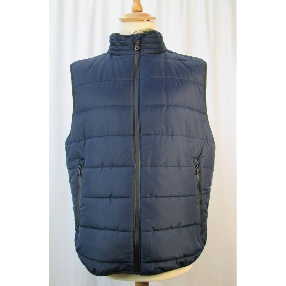 Marks and Spencers BRAND NEW Padded Gilet Navy Size: M | Oxfam GB ...