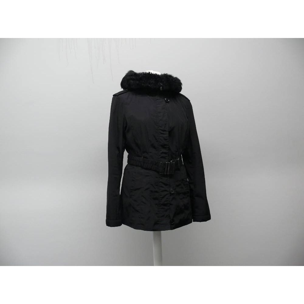 Jigsaw Coat Black Size: S For Sale in London | Preloved