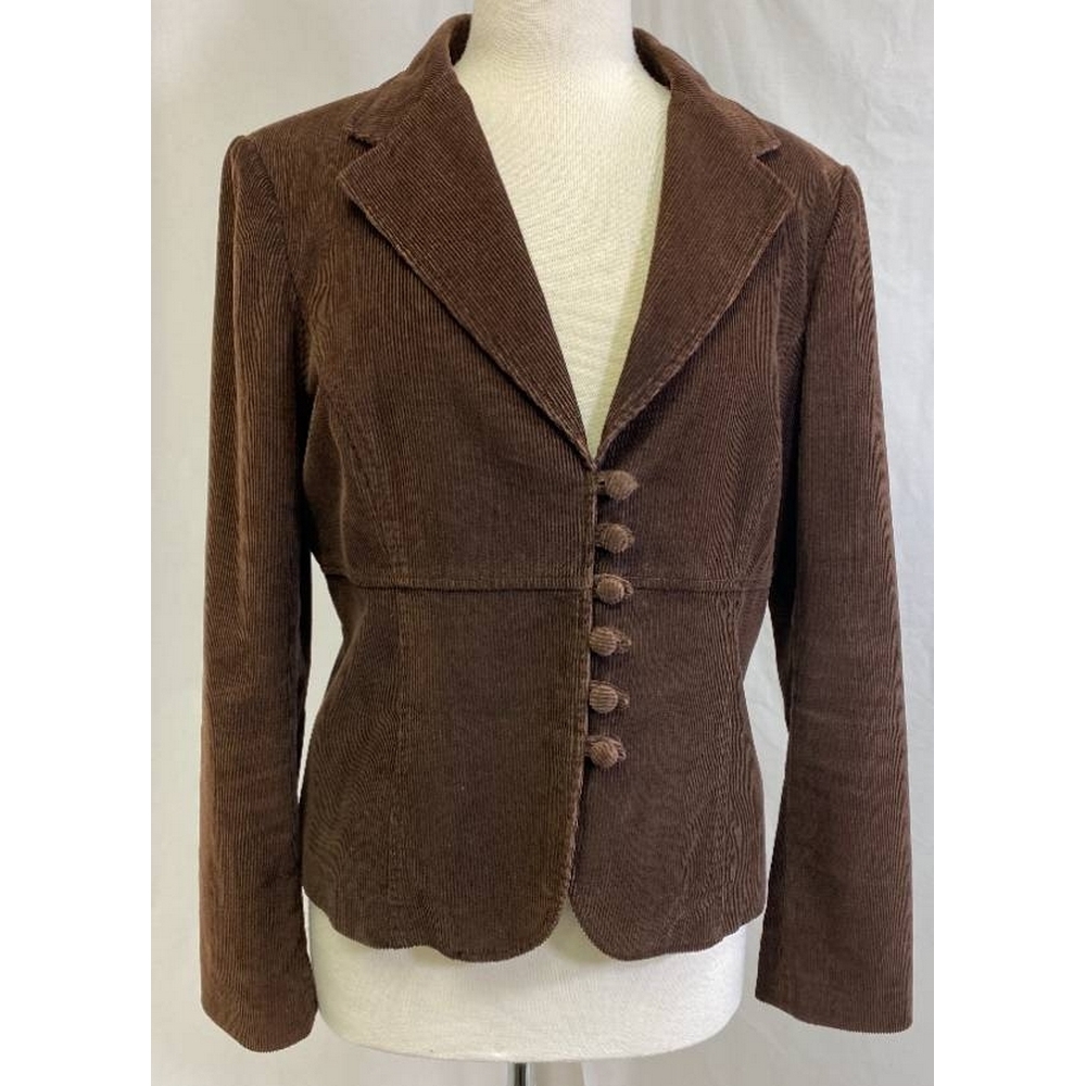Per Una Classic cord jacket brown Size: 16 For Sale in Ilkley, West ...