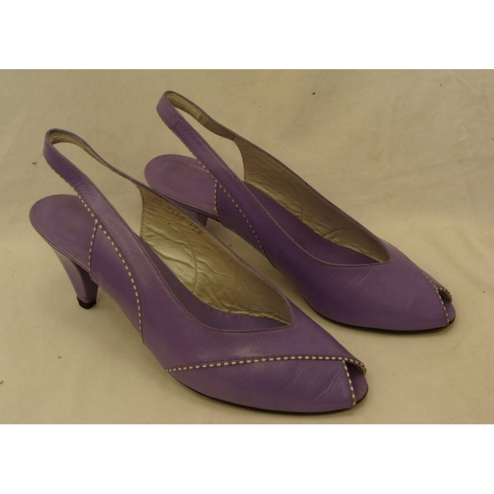 Leather heels Georgina Goodman Purple size 38 EU in Leather - 9478318