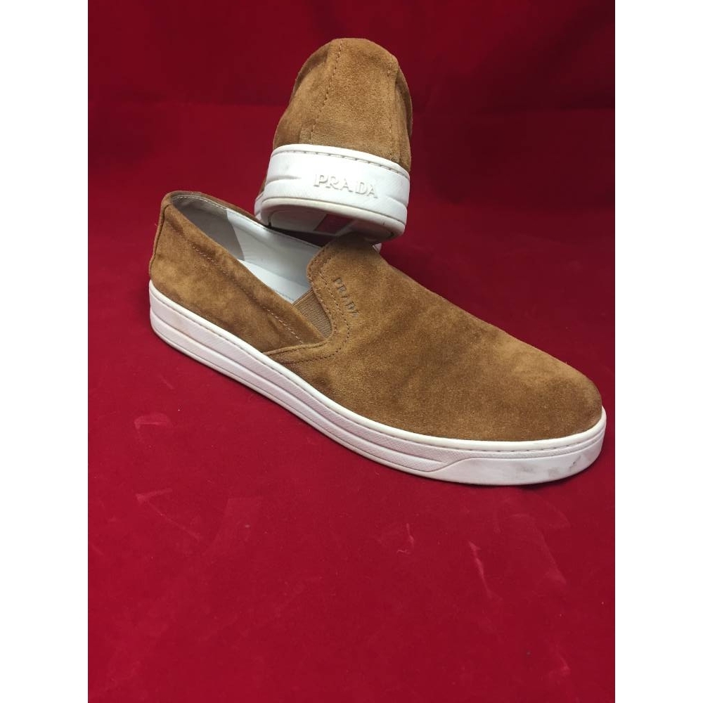 prada slip ons womens