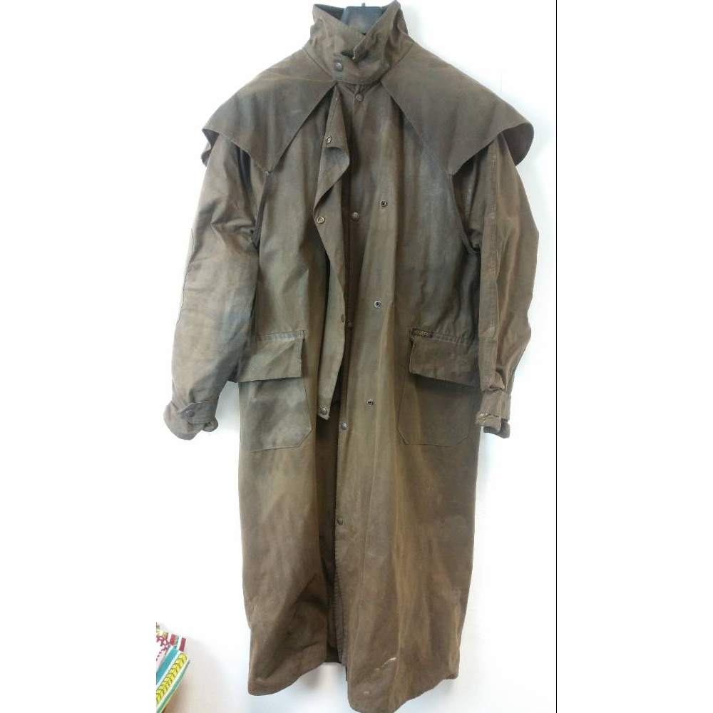 Driza-Bone Original Riding Coat in Brown Waxed Cotton Size ...