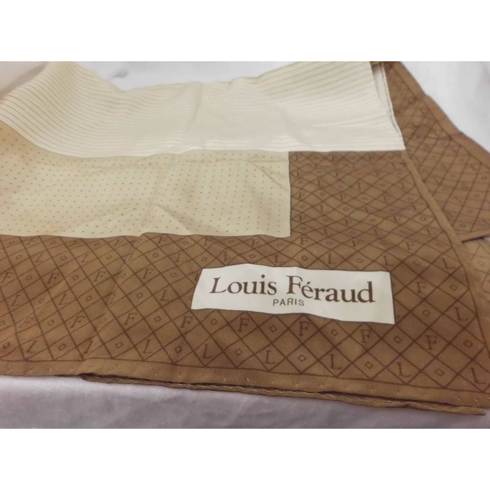 Louis Feraud Paris Square Silk Scarf