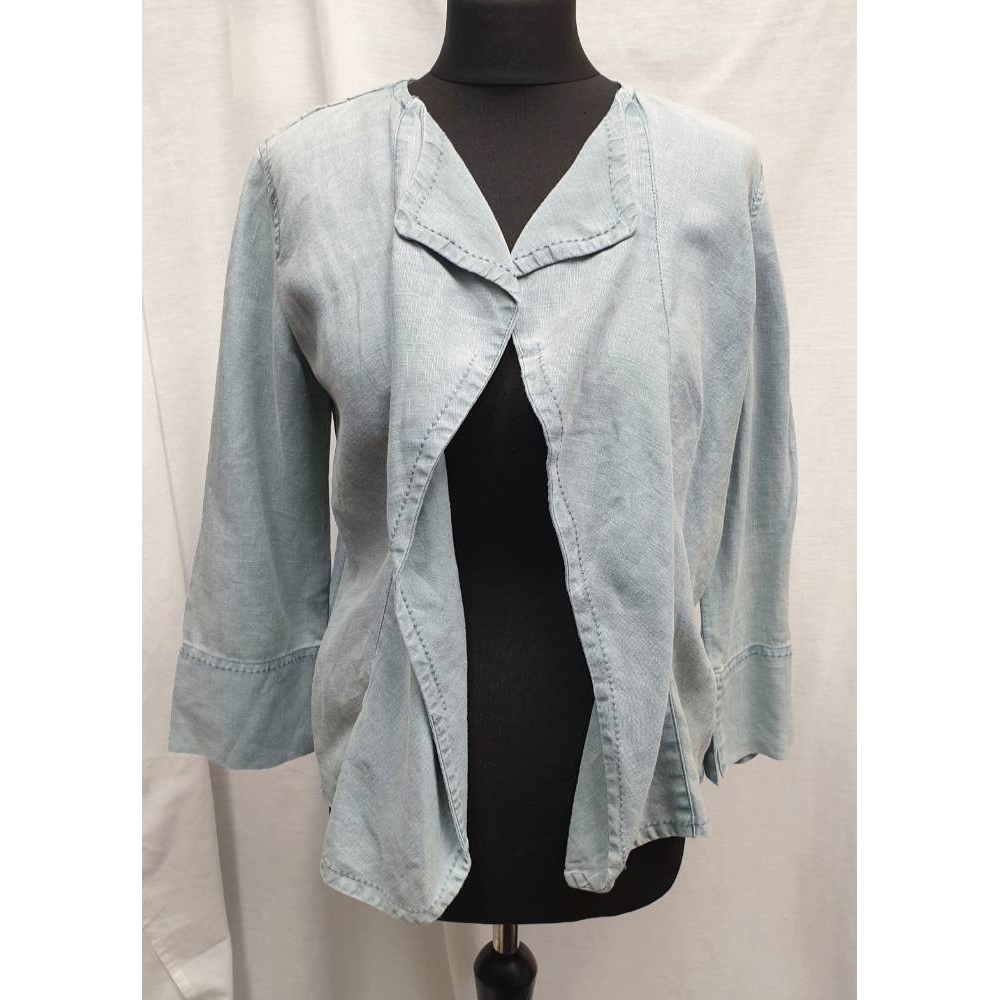 light blue waterfall jacket