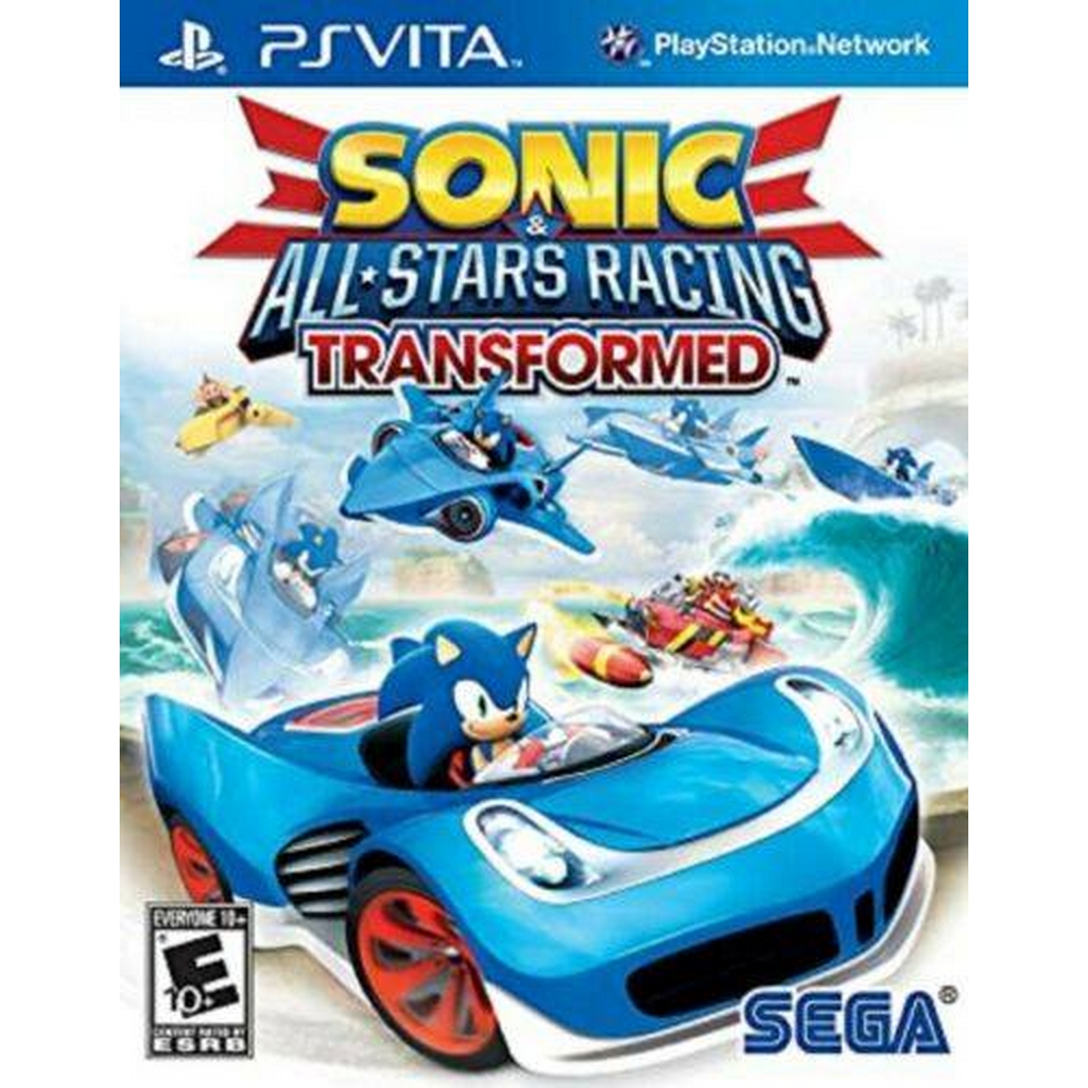 Preview of the first image of PS VITA Sonic all-star racing transformed.