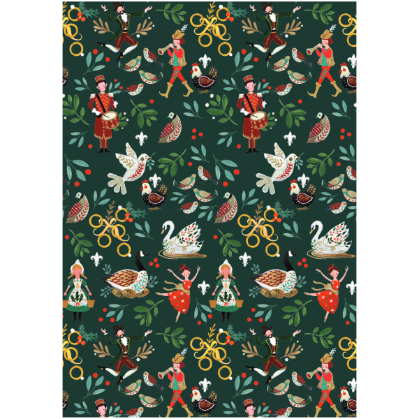 12 Days of Christmas Wrapping Paper | Oxfam GB | Oxfam’s Online Shop