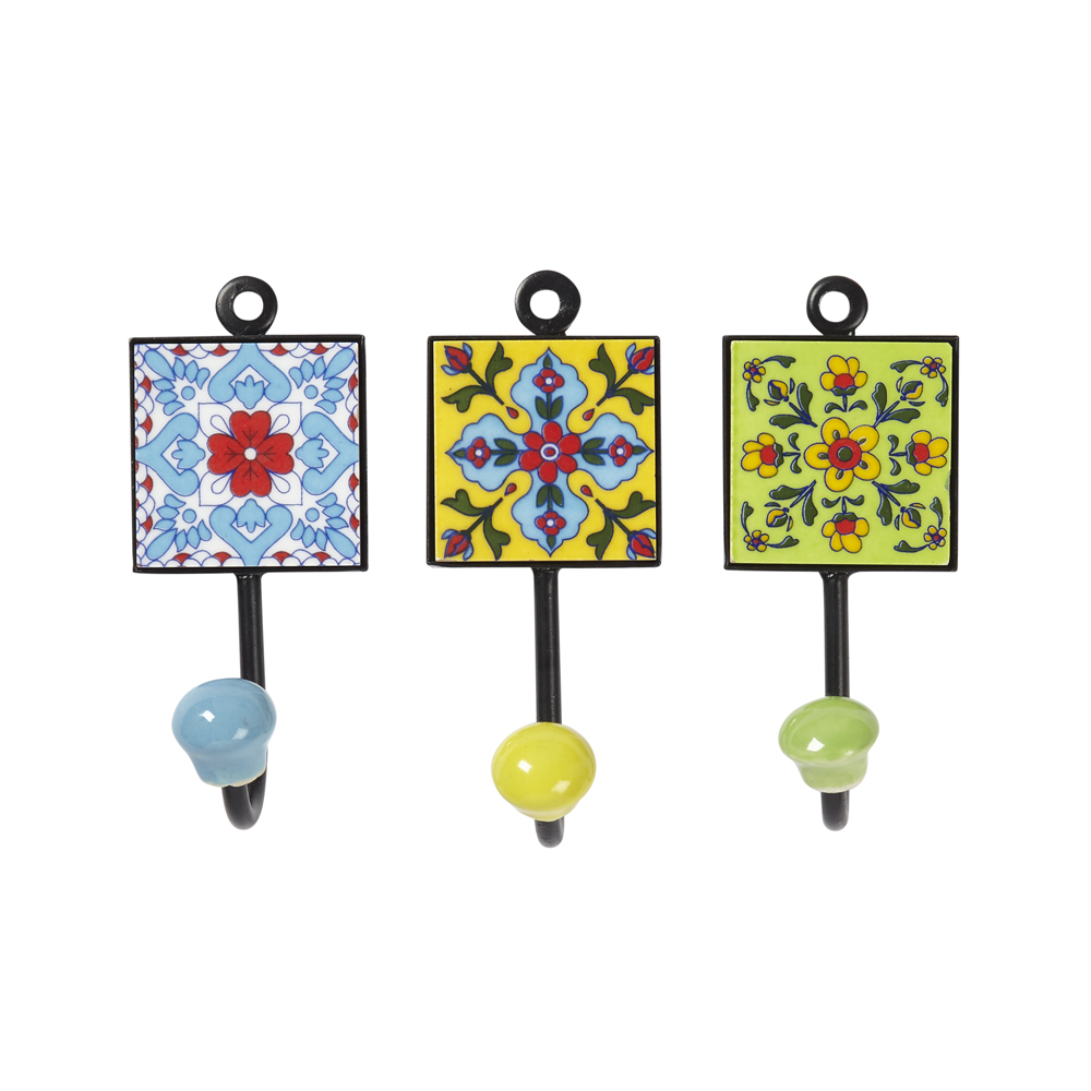 Set of 3 Ceramic Tile Hooks Oxfam GB Oxfam’s Online Shop